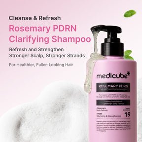 MEDICUBE Shampoo Refrescante Espessante de Alecrim e PDRN