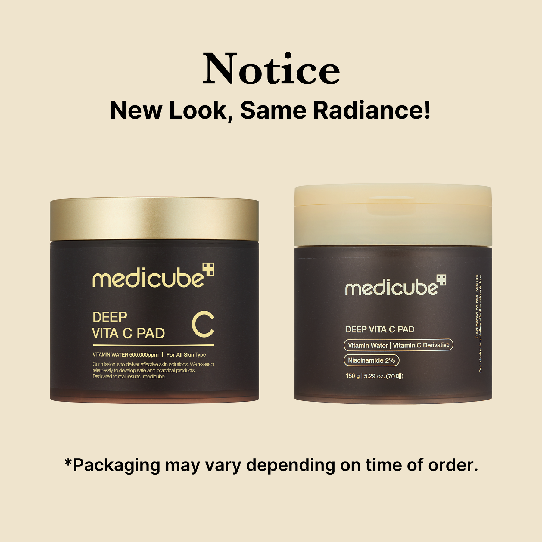 MEDICUBE Toner Pads de Vitamina C Deep